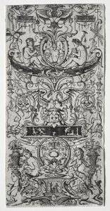 Ornamentpanel påskrevet Victoria Augusta, ca. 1507.