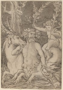 Triton bærer et barn
