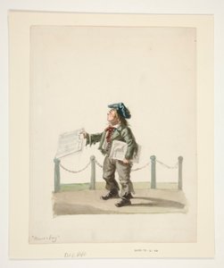 The Newsboy av Nicolino Calyo