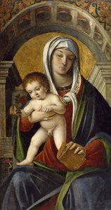 Triptykpanel med Madonna og barn, 1490-1500