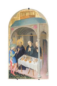 St. Benedict drikker forgiftet vin