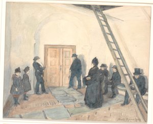 Fra verandaen til en landsbykirke av Niels Jakob Jakobsen Bjerre