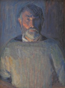 Portrett av kunstneren. Lampelys av Niels Larsen Stevns