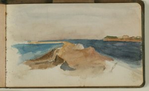 Utsikt over Øresund, ved fortene av Niels Larsen Stevns