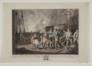 Christian IV i sjøslaget ved Fehmarn, 1644 av Niels Truslew