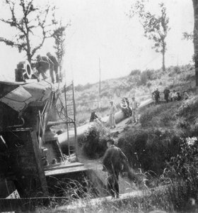 Big Bertha, den tyske pistolen som beskuttet Paris, første verdenskrig, c1918