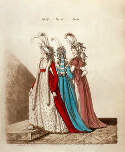 Ettermiddagskjoler, 1795 av Niklaus von Heideloff