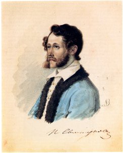 Portrett av Decembrist Pyotr Svistunov 1803-1889, 1836 av Nikolai Alexandrovich Bestuzhev