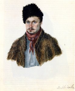 Portrett av Decembrist Vasily Davydov 1793-1855, 1839 av Nikolai Alexandrovich Bestuzhev