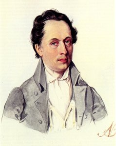 Portrett av Leopold Niemirowski 1810-1883, 1843 av Nikolai Alexandrovich Bestuzhev