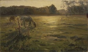 Hester på enga av Nikolai Alexandrovich Klodt