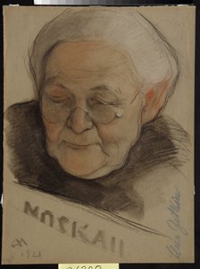 Portrett av Clara Zetkin (nee Eisneer av Nikolai Andreevich Andreev