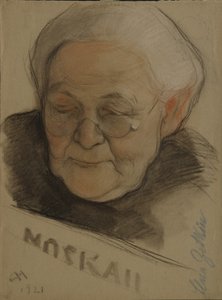 Portrett av Clara Zetkin 1857-1933, 1921
