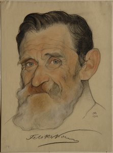 Portrett av Felix Yakovlevich Cohn 1864-1941, 1922