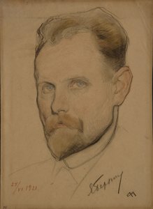 Portrett av Jan Berzin 1889-1938, 1921