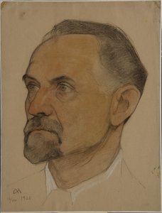 Portrett av Leonid Borisovich Krasin 1870-1926, 1921