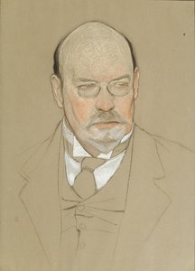 Portrett av maleren Ilya Ostroukhov 1858-1929, 1923