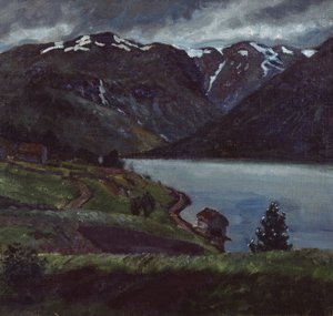 Naust av Nikolai Astrup