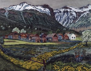Smørblomstkveld av Nikolai Astrup