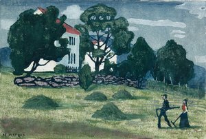 Hjem fra jobb av Nikolai Astrup