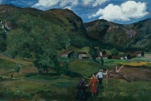 Lekende barn av Nikolai Astrup