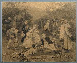 Grunneier Tea Party av Nikolai Dmitrievich Dmitriev Orenburgsky