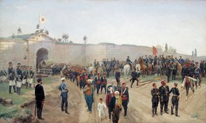 Tyrkisk kapitulasjon ved Nikopol 4. juni 1877