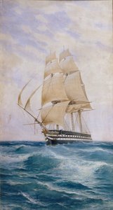 Skipet på linjen Imperatritsa Mariya, 1890-tallet av Nikolai Dmitryevich Prokofyev