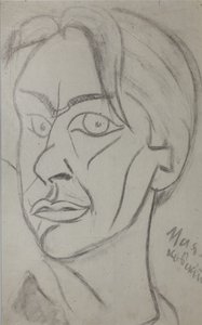 Poeten Vladimir Mayakovsky 1893-1930, 1913.