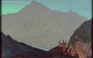 N.K.Roerich, Chenrezig, Vest-Tibet av Nikolai Konstantinowitsch Roerich