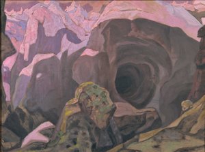 Rondane. Scenografi til teaterstykket Peer Gynt av H. Ibsen, 1911 av Nikolai Konstantinowitsch Roerich