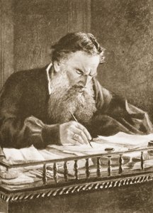 Leo Tolstoy (sepia-bilde)