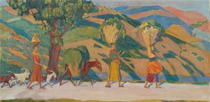 The Sabine Hills, 1909-1912 av Nikolai Pavlovich Ulyanov