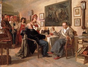 Markedet. Salget av livegne av Nikolai Vasilievich Nevrev