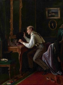 Ved sminkebordet, 1872 av Nikolai Yakovlevich Gribkov