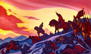 Alexander Nevsky av Nikolai Konstantinowitsch Roerich