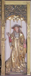 Isenheim-altertavlen, Saint Hieronymus, ca. 1490 (gullmaling på tre)