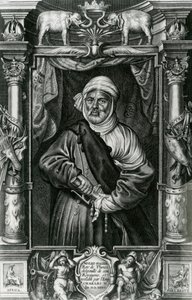 Abu l-Hasan Ali, også kalt Muley Hacén, 1535 av Nikolaus van der Horst