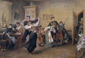 Dans på loftet av Nils Bergslien