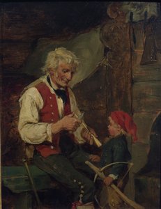 Uten tittel (olje på lerret) av Nils Bergslien