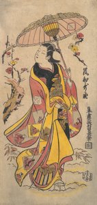 Te og r Arashi Waka, ikke sant? 1738. , mygg. 1738. av Nishimura Shigenaga