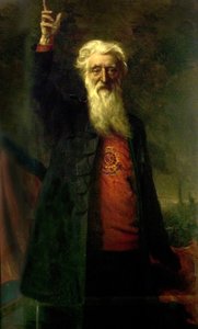 General William Booth, grunnlegger av Frelsesarmeen (olje på lerret)
