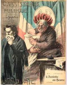 Omslag til "" The Butter Plate"", Satirique en Colors