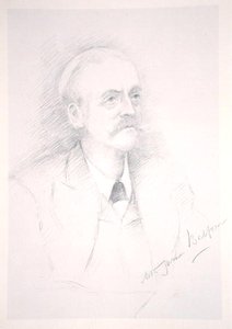 Portrett av Sir Arthur James Balfour (1848-1930) fra et album på Entente Cordiale