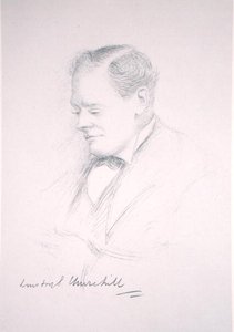 Portrett av Winston Churchill