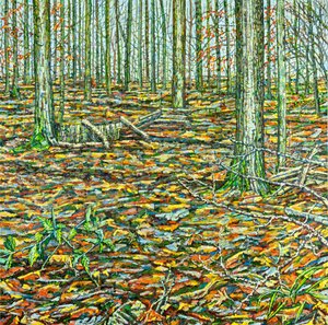 Orches Groundscape, 2023 (olje på lerret)