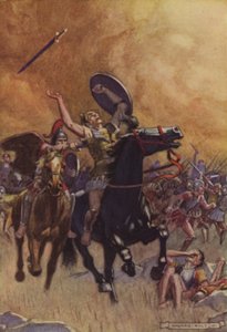 Sextus død (farge litho)