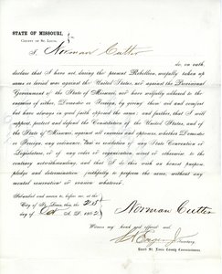 Lojalitetsed av Norman Cutter fra Missouri, fylket St. Louis av Norman Cutter