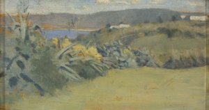 Tangier Landscape, ca. 1885 (olje på panel)