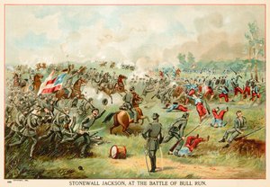 Stonewall Jackson, i slaget ved Bull Run av North American
